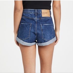One Teaspoon Dakota Bandits High Waist Denim Shorts